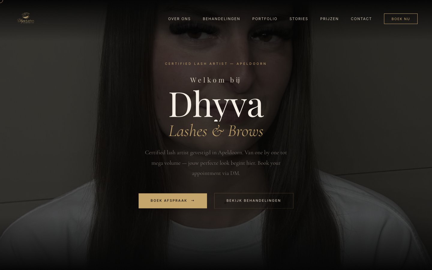 Dhyva Lashes — lash artist portfolio